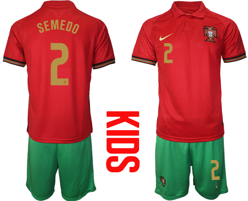 2021 European Cup Portugal home Youth #2 style #2 soccer jerseys